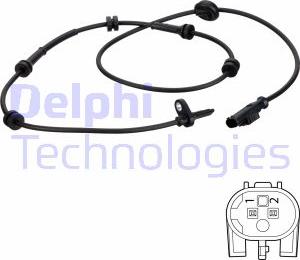 Delphi SS20638 - Sensore, N° giri ruota www.autoricambit.com