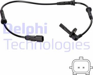 Delphi SS20750 - Sensore, N° giri ruota www.autoricambit.com