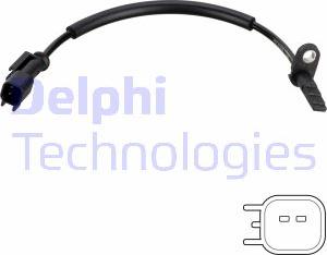 Delphi SS20779 - Sensore, N° giri ruota www.autoricambit.com