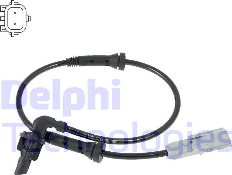 Delphi SS21270-12B1 - Sensore, N° giri ruota www.autoricambit.com