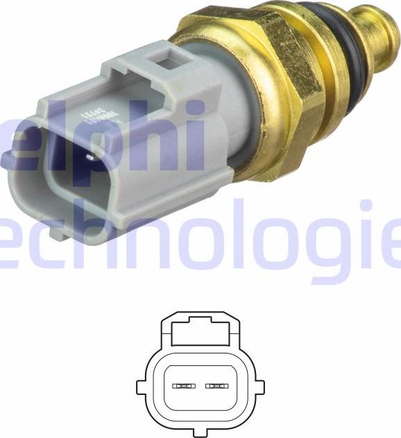 Delphi TS10481 - Sensore, Temperatura refrigerante www.autoricambit.com