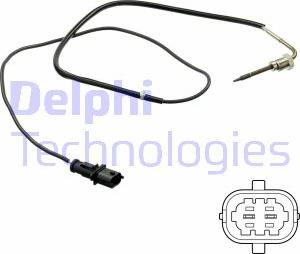 Delphi TS30190 - Sensore, Temperatura gas scarico www.autoricambit.com
