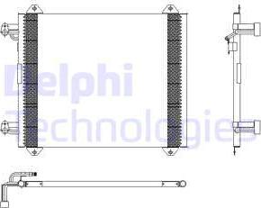 Delphi TSP0225407 - Condensatore, Climatizzatore www.autoricambit.com