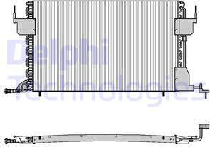 Delphi TSP0225021 - Condensatore, Climatizzatore www.autoricambit.com