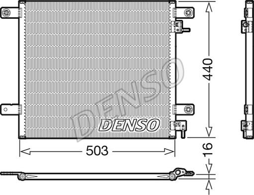 Denso DCN99066 - Condensatore, Climatizzatore www.autoricambit.com