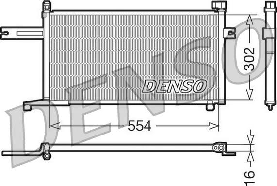 Denso DCN46005 - Condensatore, Climatizzatore www.autoricambit.com