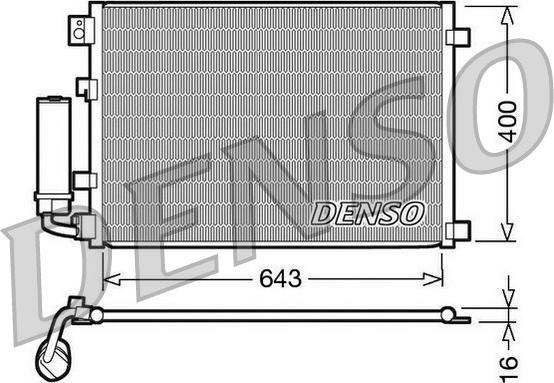 Denso DCN46002 - Condensatore, Climatizzatore www.autoricambit.com
