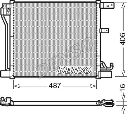 Denso DCN46018 - Condensatore, Climatizzatore www.autoricambit.com