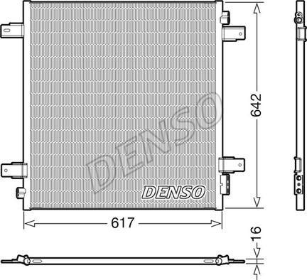 Denso DCN46027 - Condensatore, Climatizzatore www.autoricambit.com
