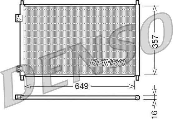 Denso DCN40008 - Condensatore, Climatizzatore www.autoricambit.com