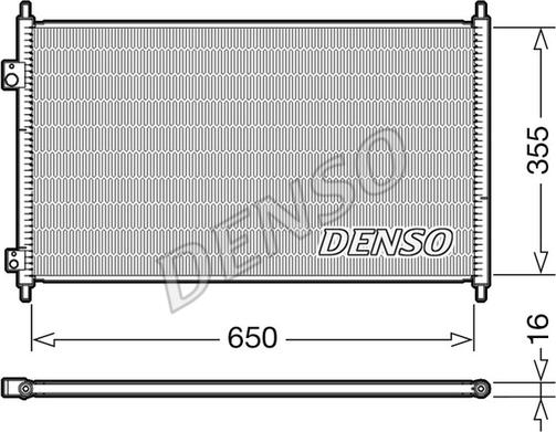 Denso DCN40018 - Condensatore, Climatizzatore www.autoricambit.com