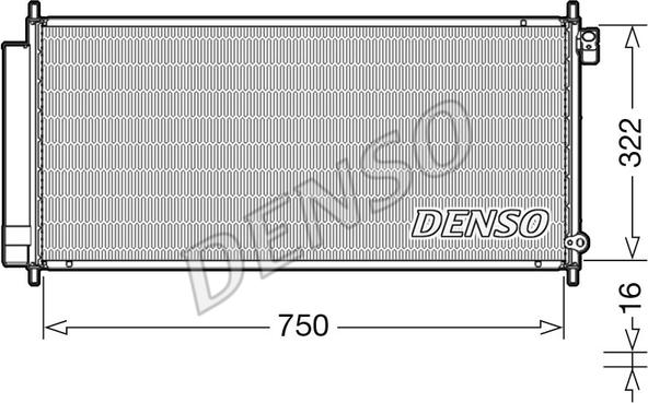 Denso DCN40017 - Condensatore, Climatizzatore www.autoricambit.com