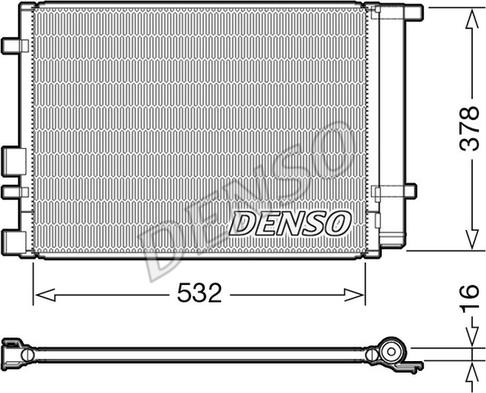 Denso DCN41005 - Condensatore, Climatizzatore www.autoricambit.com