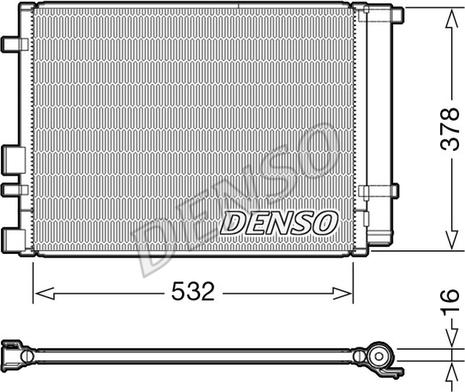 Denso DCN41006 - Condensatore, Climatizzatore www.autoricambit.com