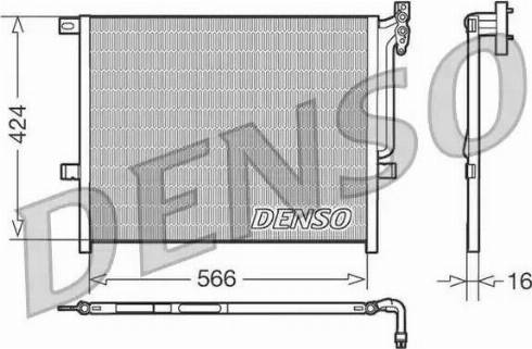 Denso DCN05004 - Condensatore, Climatizzatore www.autoricambit.com