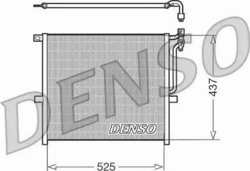 Denso DCN05008 - Condensatore, Climatizzatore www.autoricambit.com