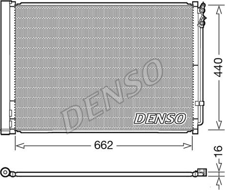 Denso DCN05032 - Condensatore, Climatizzatore www.autoricambit.com