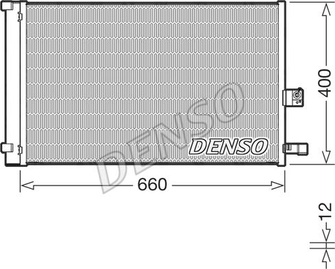 Denso DCN05037 - Condensatore, Climatizzatore www.autoricambit.com