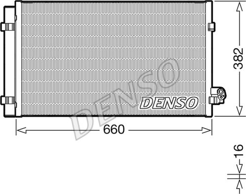 Denso DCN05107 - Condensatore, Climatizzatore www.autoricambit.com