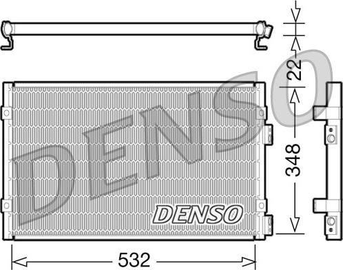 Denso DCN06002 - Condensatore, Climatizzatore www.autoricambit.com