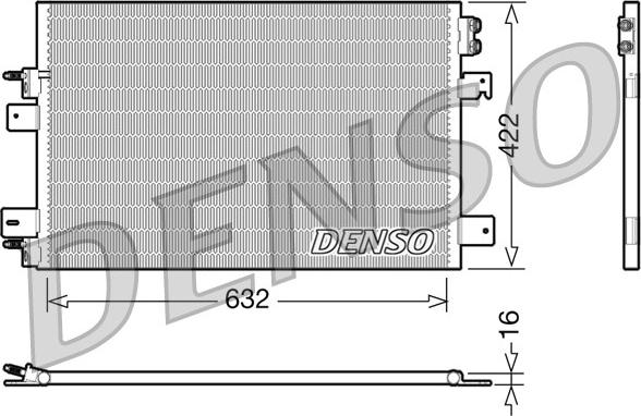 Denso DCN06007 - Condensatore, Climatizzatore www.autoricambit.com