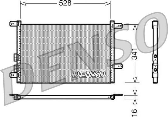 Denso DCN01003 - Condensatore, Climatizzatore www.autoricambit.com