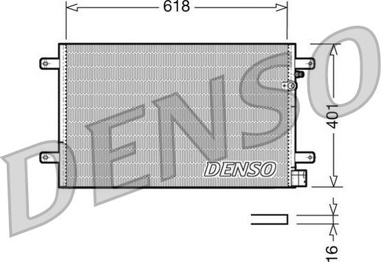 Denso DCN02006 - Condensatore, Climatizzatore www.autoricambit.com