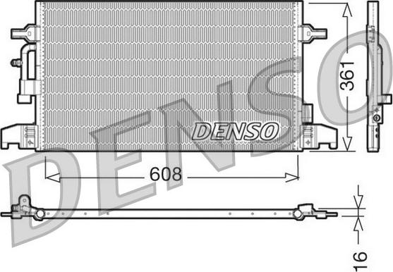 Denso DCN02016 - Condensatore, Climatizzatore www.autoricambit.com