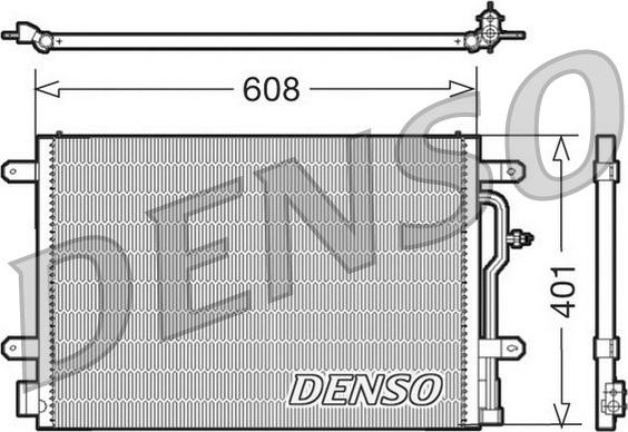 Denso DCN02012 - Condensatore, Climatizzatore www.autoricambit.com