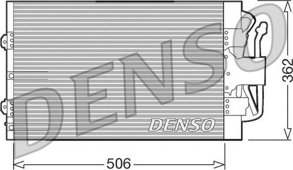 Denso DCN10004 - Condensatore, Climatizzatore www.autoricambit.com