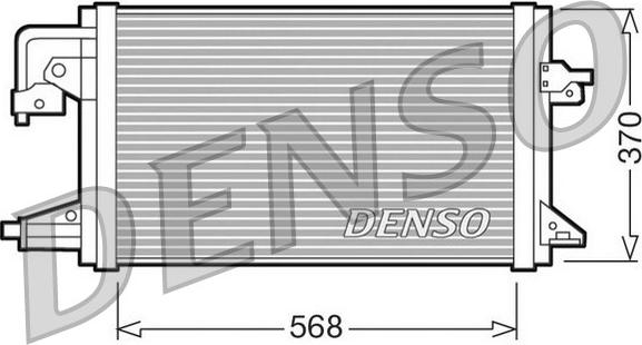 Denso DCN10001 - Condensatore, Climatizzatore www.autoricambit.com