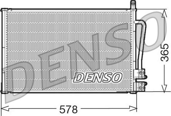 Denso DCN10008 - Condensatore, Climatizzatore www.autoricambit.com
