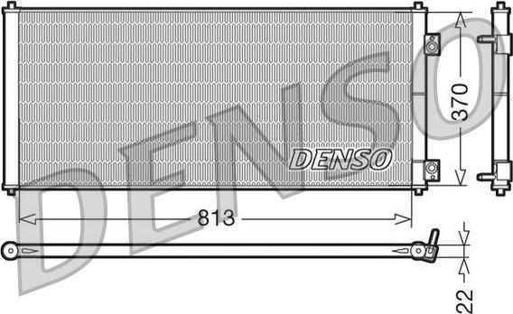 Denso DCN10018 - Condensatore, Climatizzatore www.autoricambit.com