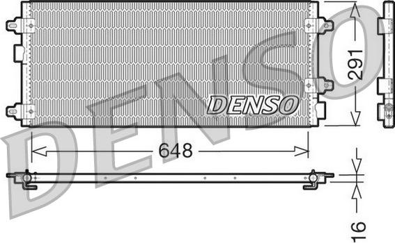 Denso DCN13003 - Condensatore, Climatizzatore www.autoricambit.com