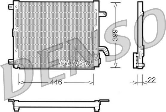 Denso DCN13002 - Condensatore, Climatizzatore www.autoricambit.com