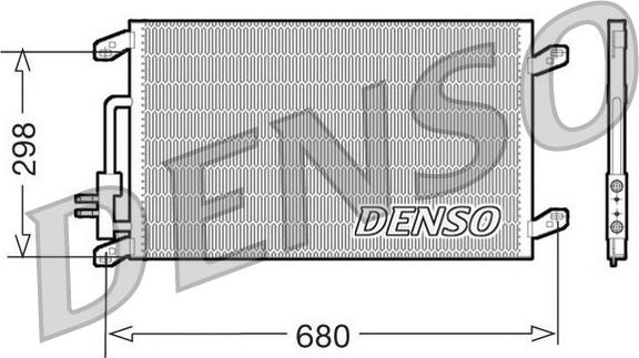 Denso DCN13016 - Condensatore, Climatizzatore www.autoricambit.com