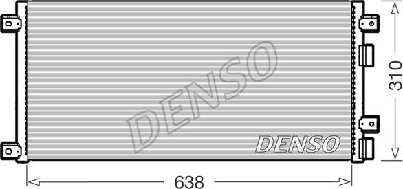 Denso DCN12006 - Condensatore, Climatizzatore www.autoricambit.com