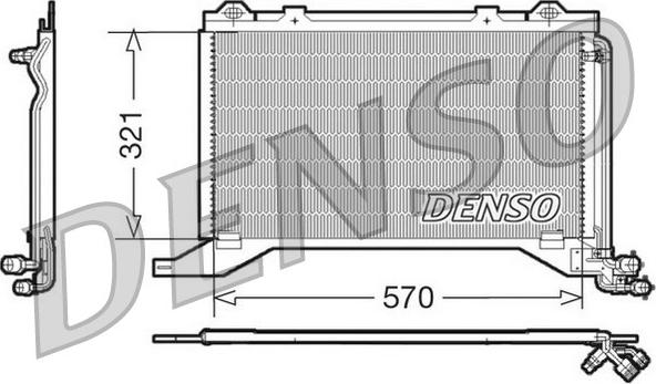 Denso DCN17019 - Condensatore, Climatizzatore www.autoricambit.com