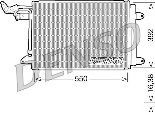 Denso DCN32002 - Condensatore, Climatizzatore www.autoricambit.com