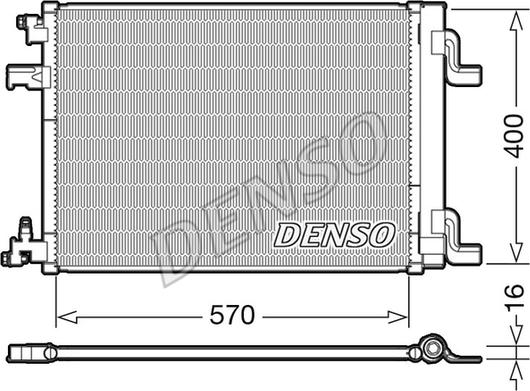 Denso DCN20001 - Condensatore, Climatizzatore www.autoricambit.com