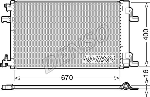 Denso DCN20002 - Condensatore, Climatizzatore www.autoricambit.com