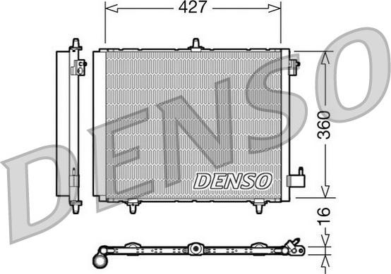 Denso DCN21009 - Condensatore, Climatizzatore www.autoricambit.com