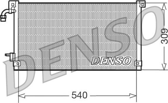 Denso DCN21004 - Condensatore, Climatizzatore www.autoricambit.com