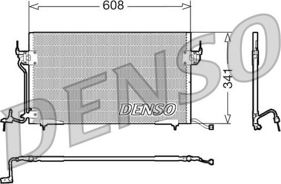 Denso DCN21010 - Condensatore, Climatizzatore www.autoricambit.com