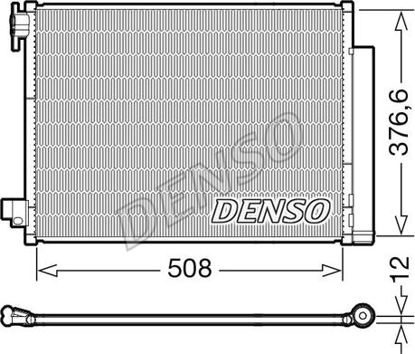 Denso DCN23052 - Condensatore, Climatizzatore www.autoricambit.com