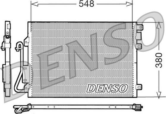Denso DCN23008 - Condensatore, Climatizzatore www.autoricambit.com