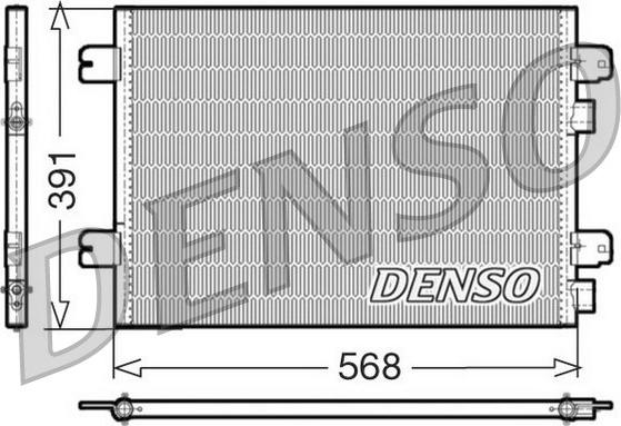 Denso DCN23011 - Condensatore, Climatizzatore www.autoricambit.com