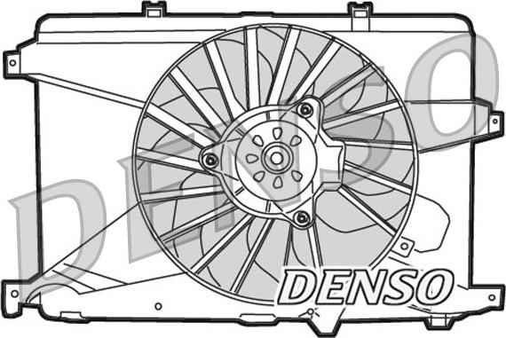 Denso DER01014 - Ventola, Raffreddamento motore www.autoricambit.com