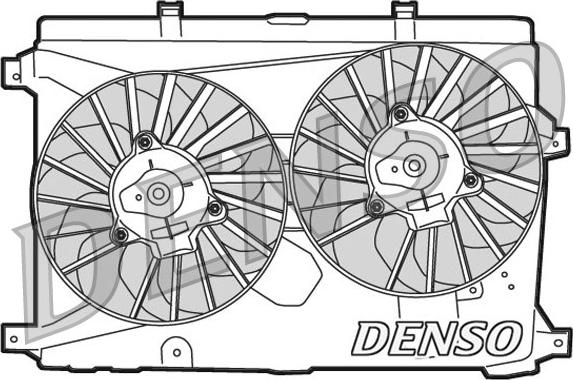Denso DER01015 - Ventola, Raffreddamento motore www.autoricambit.com