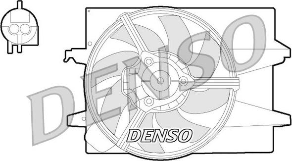Denso DER10004 - Ventola, Raffreddamento motore www.autoricambit.com